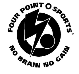 FOUR POINT 0 SPORTS NO BRAIN NO GAIN