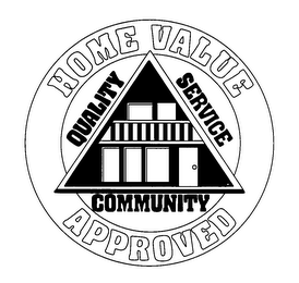 HOME VALUE APPROVED QUALITY SERVICE COMMUNITY