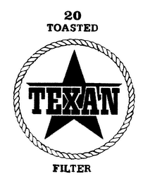 TEXAN 20 TOASTED FILTER