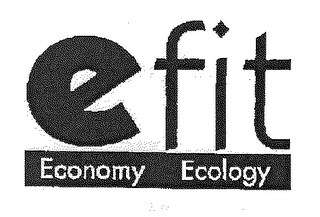 E FIT ECONOMY ECOLOGY