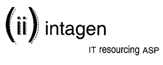 (II) INTAGEN IT RESOURCING ASP