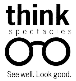 THINK SPECTACLES SEE WELL LOOK GOOD