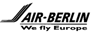 AIR BERLIN WE FLY EUROPE