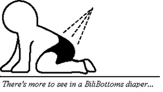 THERE'S MORE TO SEE IN A BILIBOTTOMS DIAPER...
