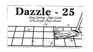 DAZZLE - 25 LONG LASTING- HIGH SOLIDS 25% ACRYLIC FLOOR FINISH