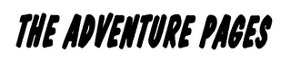 THE ADVENTURE PAGES