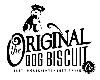 THE ORIGINAL DOG BISCUIT CO. BEST INGREDIENTS BEST TASTE