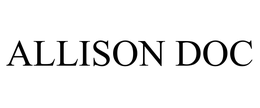 ALLISON DOC