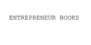 ENTREPRENEUR BOOKS