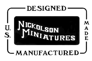 NICKOLSON MINIATURES