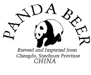 PANDA BEER BREWED AND IMPORTED FROM CHENGDU, SZECHUAN PROVINCE, CHINA