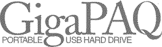 GIGIPAQ PORTABLE USB HARDDRIVE