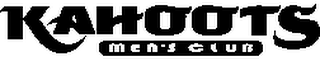 KAHOOTS MEN'S CLUB