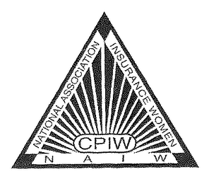 NATIONAL ASSOCIATION OF INSURANCE WOMEN CPIW NAIW