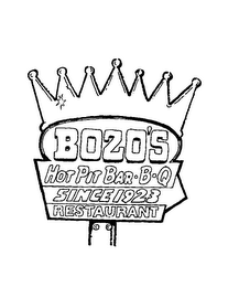 BOZO'S HOT PIT BAR-B-Q SINCE 1923 RESTAURANT