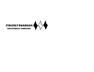 STRICKLY BOARDING TRIPLETHREAT AMBITIONS