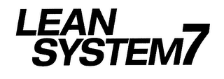 LEAN SYSTEM7