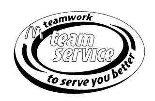 M TEAM SERVICE TEAMWORK TO SERVE YOU BETTER