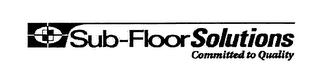 SUB-FLOOR SOLUTIONS COMMITTED TO QUALITY