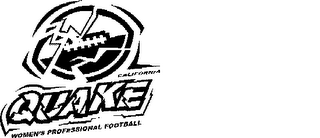 CALIFORNIA QUAKE WOMEN'S PROFESSIONAL FOOTBALL