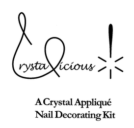 CRYSTALICIOUS A CRYSTAL APPLIQUE NAIL DECORATING KIT