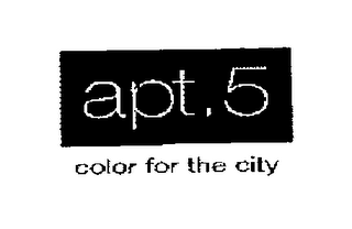 APT. 5 COLOR FOR THE CITY