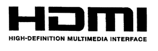 HDMI HIGH-DEFINITION MULTIMEDIA INTERFACE