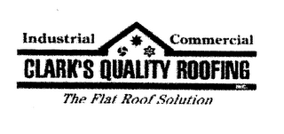 INDUSTRIAL COMMERCIAL CLARK'S QUALITY ROOFING INC. THE FLAT ROOF SOLUTION