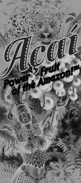 ACAI POWER FRUIT OF THE AMAZON