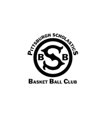 PITTSBURGH SCHOLASTICS BASKET BALL CLUB S B B