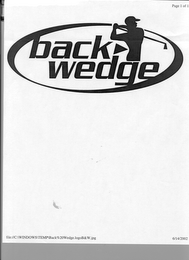 BACK WEDGE