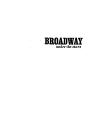 BROADWAY UNDER THE STARS