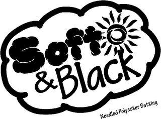 SOFT & BLACK NEEDLED POLYESTER BATTING