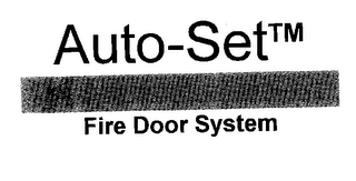 AUTO-SET FIRE DOOR SYSTEM