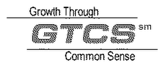 GTCS GROWTH THROUGH COMMON SENSE