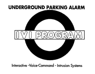 UNDERGROUND PARKING ALARM IVI PROGRAM INTERACTIVE -VOICE-COMMAND - INTRUSION SYSTEMS