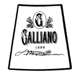 G GALLIANO 1896