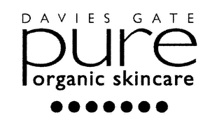 DAVIES GATE PURE ORGANIC SKINCARE