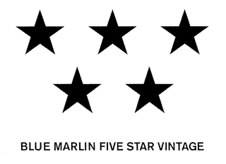 BLUE MARLIN FIVE STAR VINTAGE