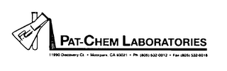 PAT-CHEM LABORATORIES 11990 DISCOVERY CT. MOORPARK, CA 93021 PH. (805) 531-0012 FAX (805) 532-0016