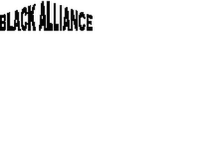 BLACK ALLIANCE