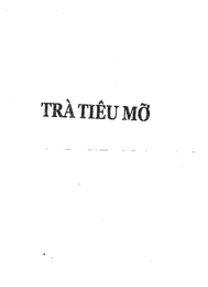 TRÀ TIÊU MÕ