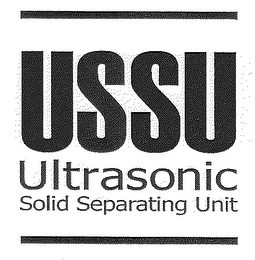 USSU ULTRASONIC SOLID SEPARATING UNIT