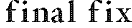 FINAL FIX