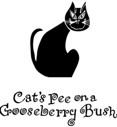 CATS PEE ON A GOOSEBERRY BUSH