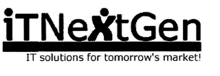 ITNEXTGEN IT SOLUTIONS FOR TOMORROW'S MARKET!