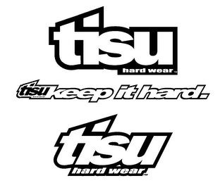 TISU HARD WEAR TISU HARD WEAR KEEP IT HARD. TISU HARD WEAR
