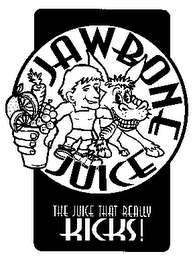 JAWBONE JUICE THE JUICE THAT REALLY KICKS!