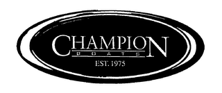 CHAMPION BOATS EST. 1975