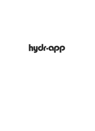 HYDR APP